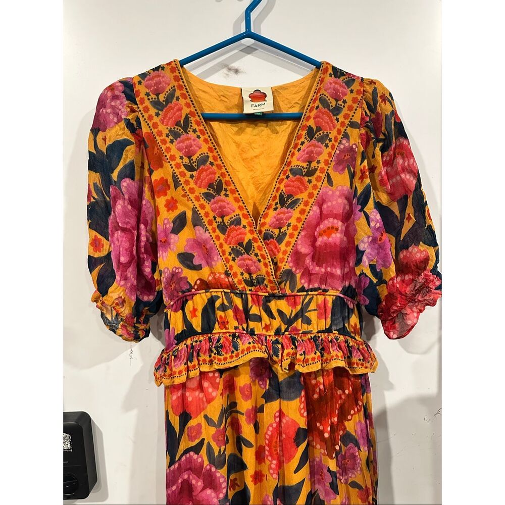FARM Rio Multicolor Floral Maxi Dress - Picture 4 of 10